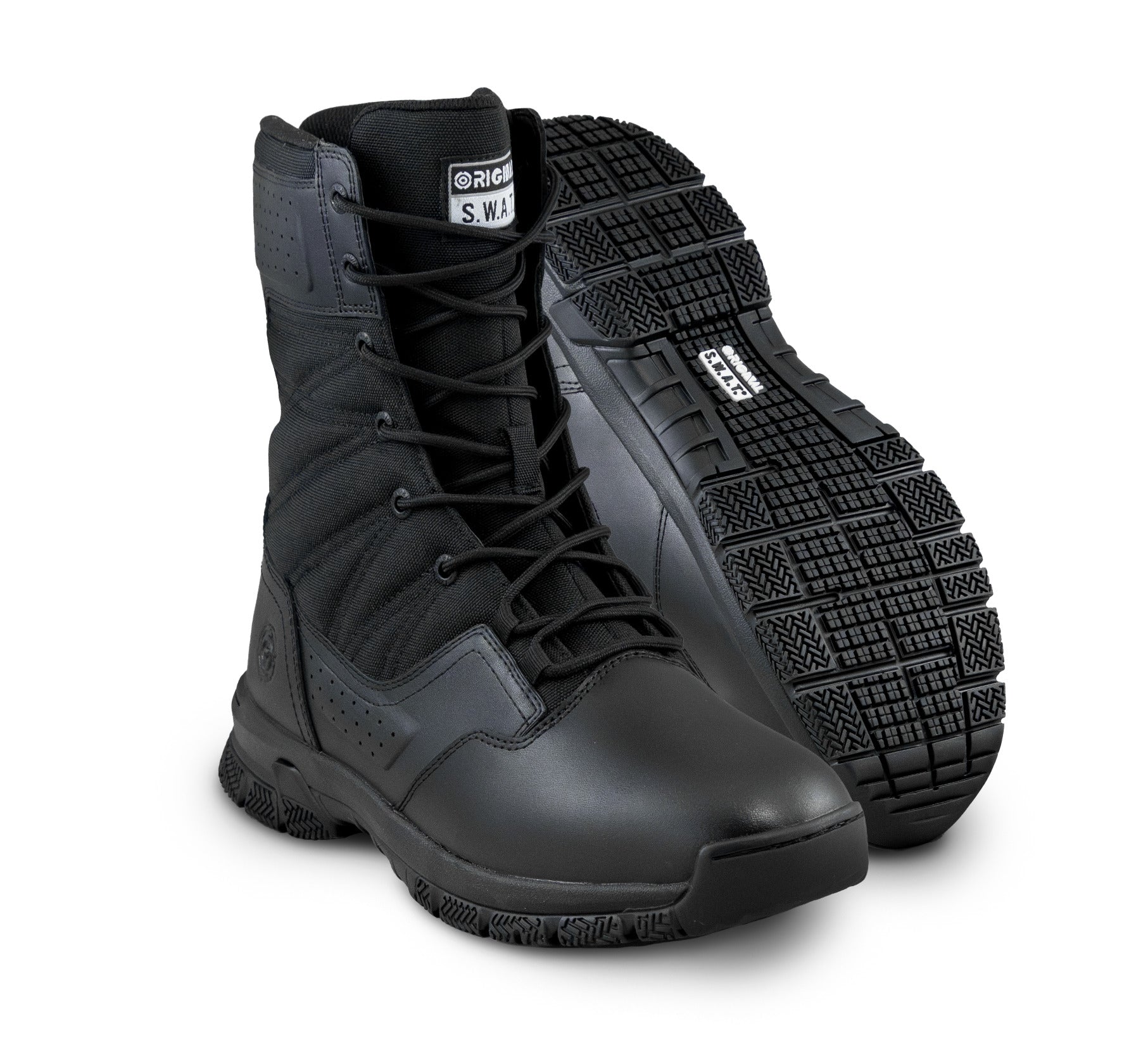 Original Swat Protec 8" Sz Pt Black Boots 106301