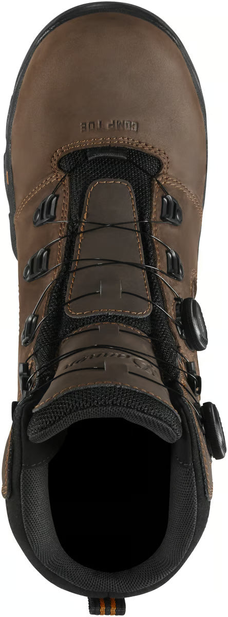 Men's Vicious BOA 8" Brown NMT