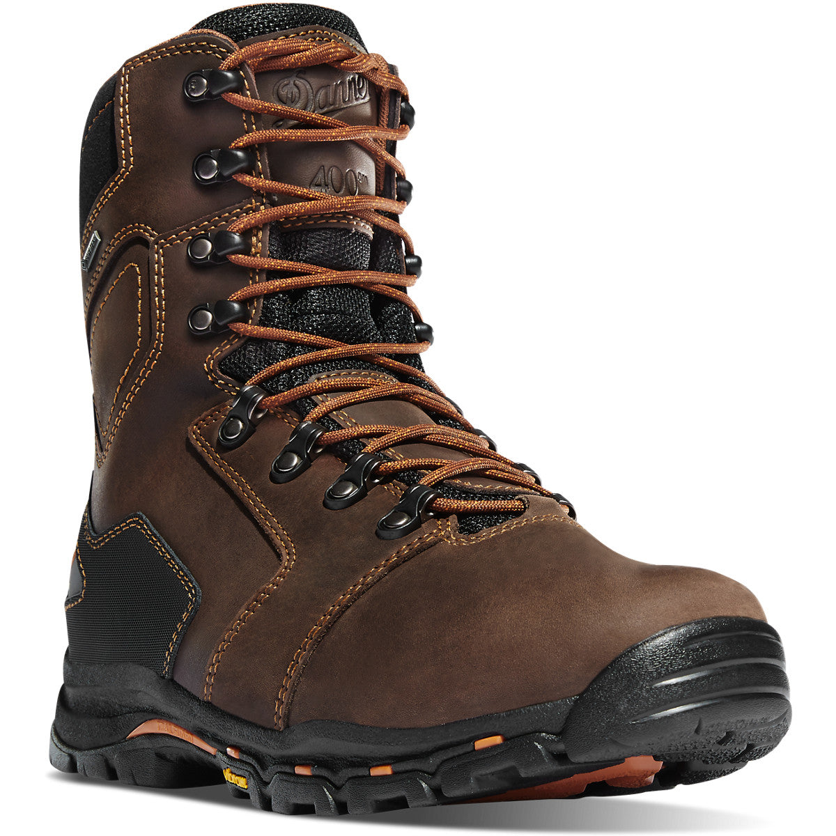 Men's Vicious 8" Brown 400G NMT