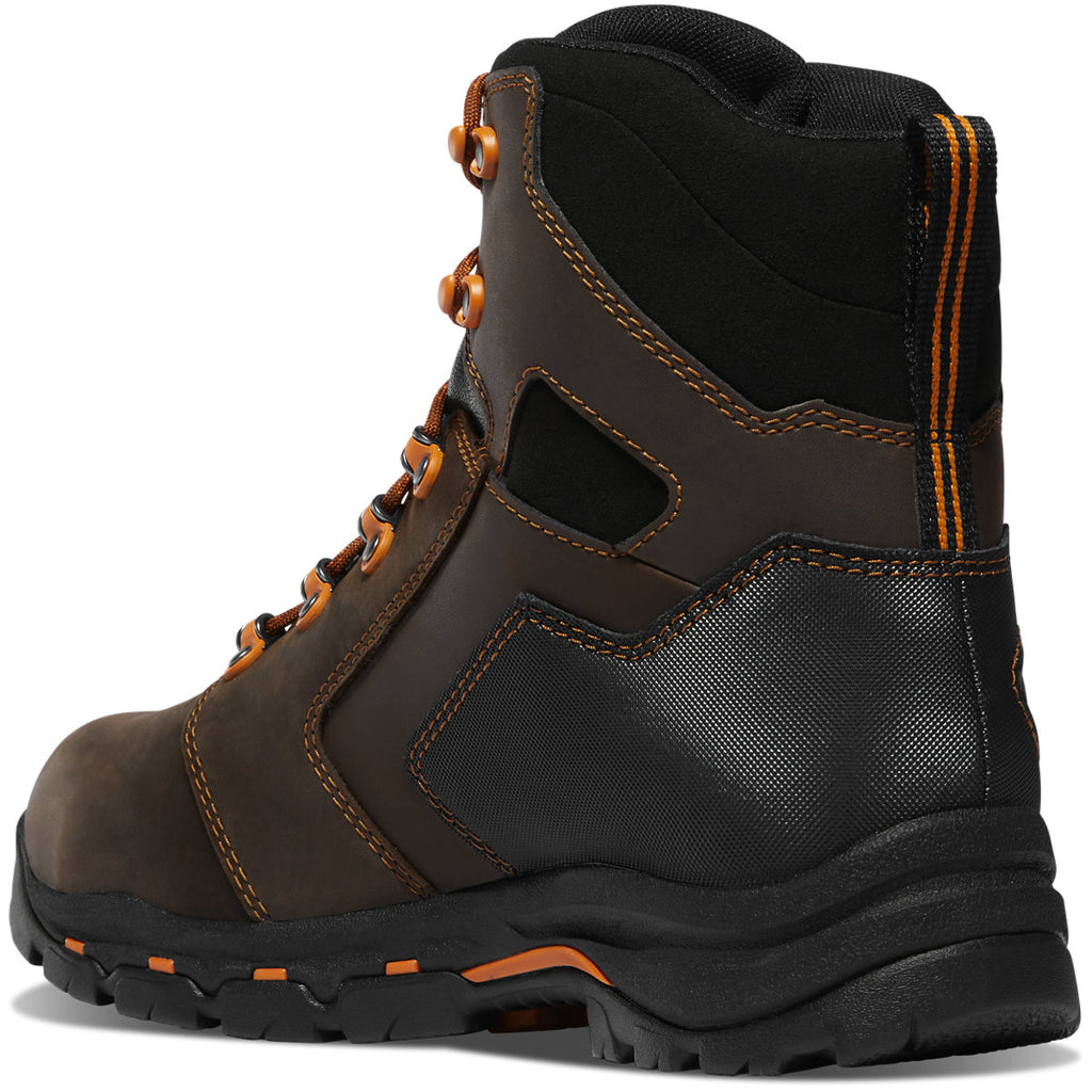 Men's Vicious 6" Brown/Orange MET/NMT