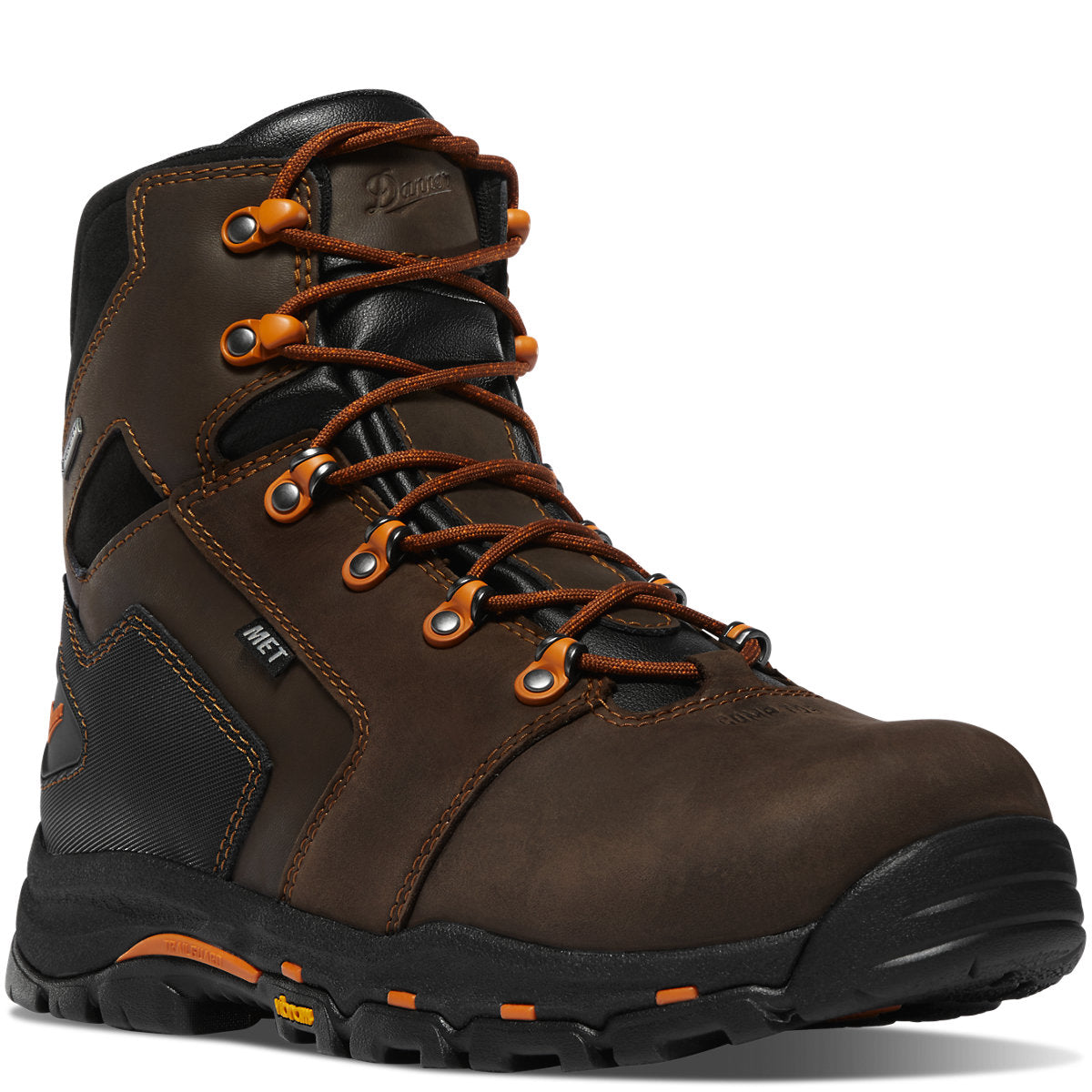 Men's Vicious 6" Brown/Orange MET/NMT