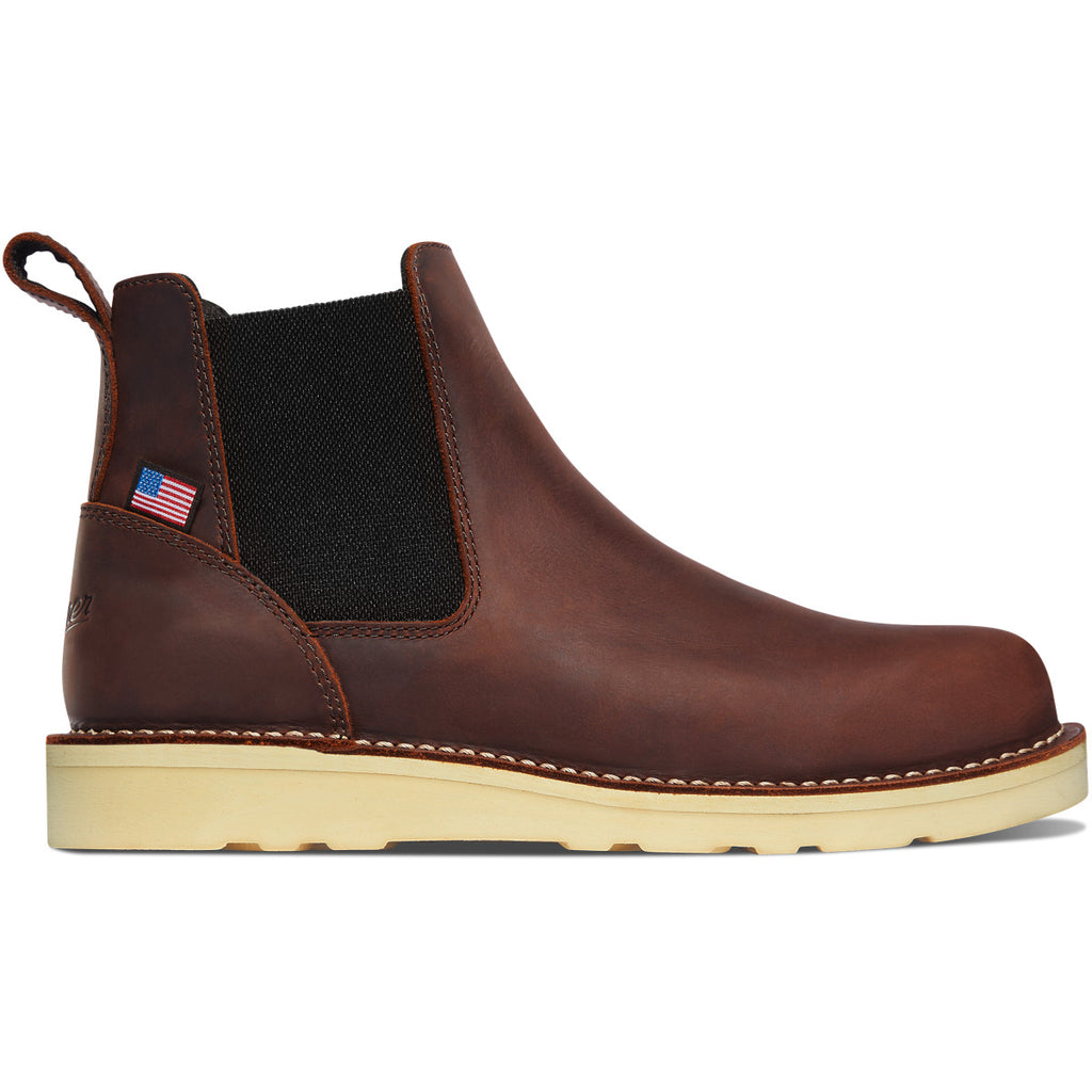 Men's Bull Run Chelsea 6" Brown Wedge