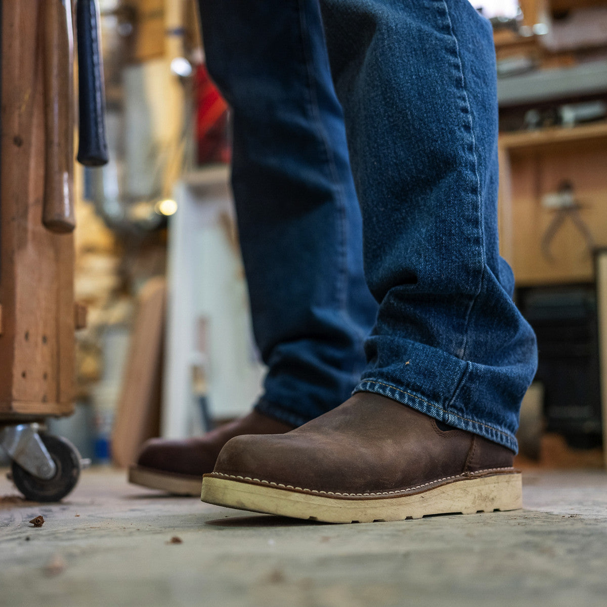 Men's Bull Run Chelsea 6" Brown Wedge