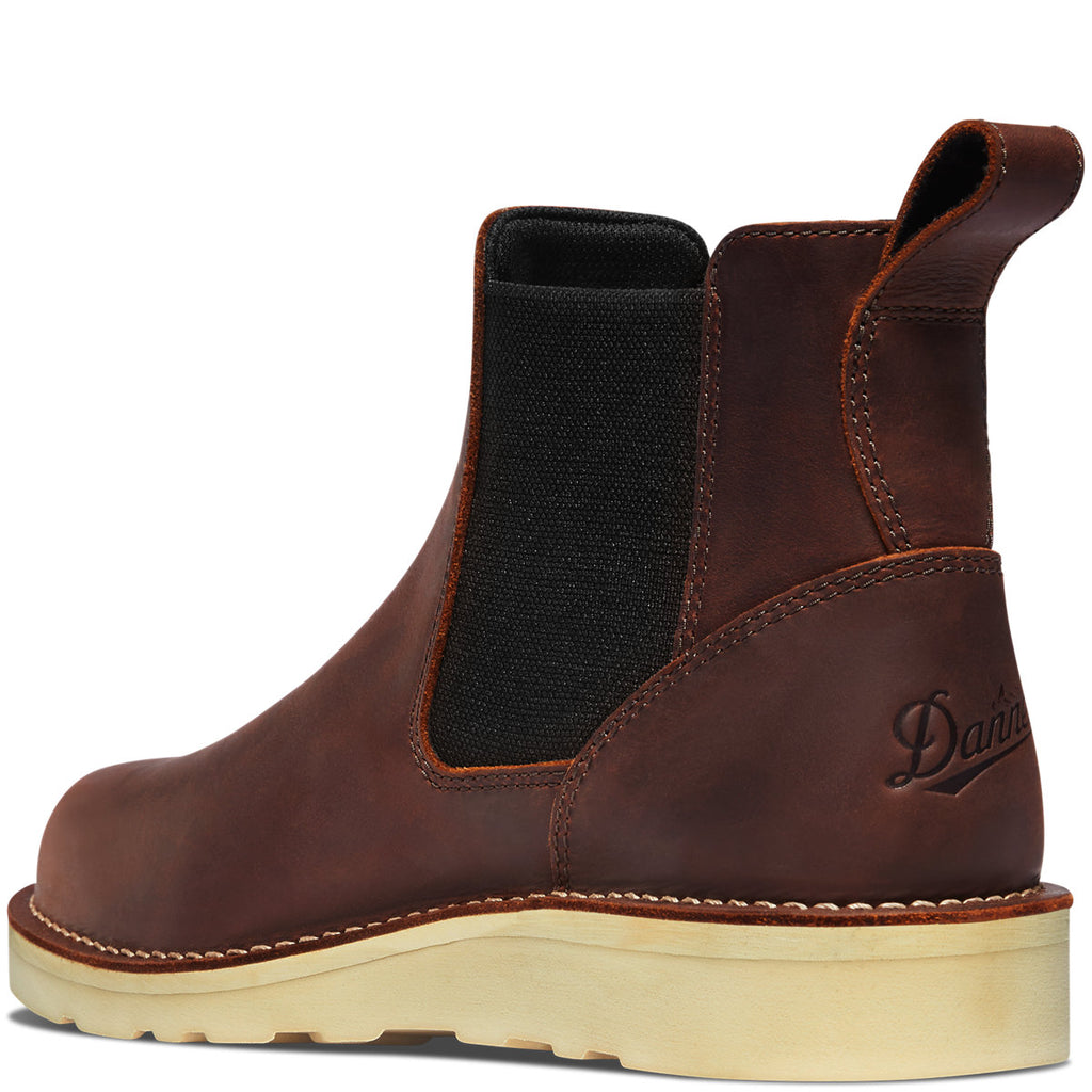 Men's Bull Run Chelsea 6" Brown Wedge ST