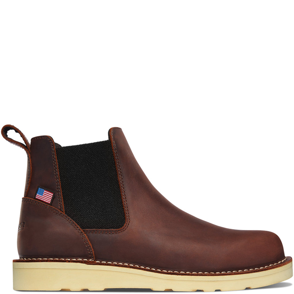 Men's Bull Run Chelsea 6" Brown Wedge ST