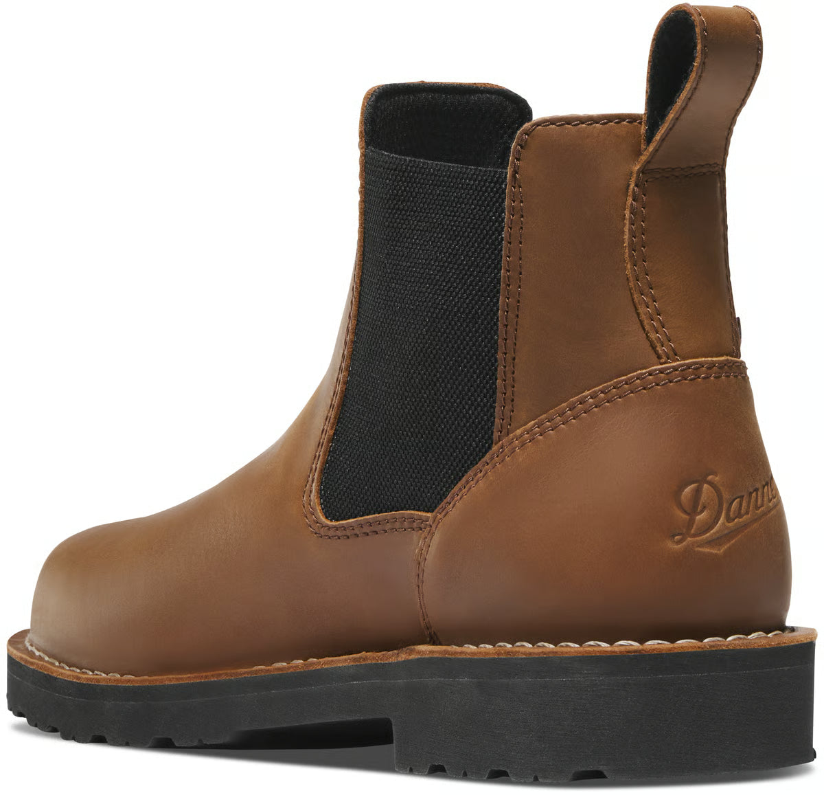 Men's Bull Run Chelsea 6" Tobacco Black Heel ST
