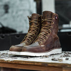Men's Bull Run 8" Tobacco Moc Toe ST