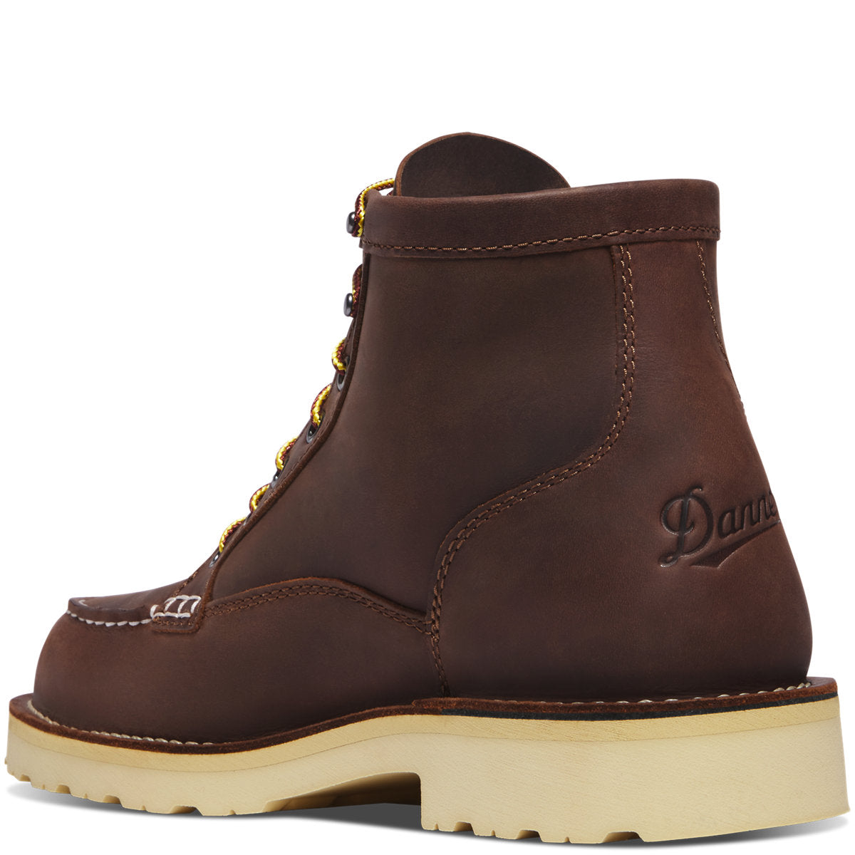 Men's Bull Run Moc Toe 6" Brown Heel
