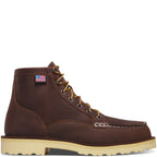Men's Bull Run Moc Toe 6" Brown Heel