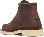 Men's Bull Run Moc Toe 6" Brown Heel ST