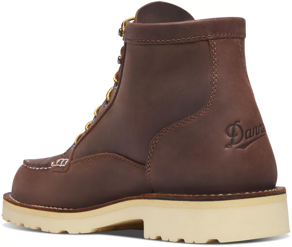 Men's Bull Run Moc Toe 6" Brown Heel ST