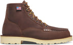 Men's Bull Run Moc Toe 6" Brown Heel ST