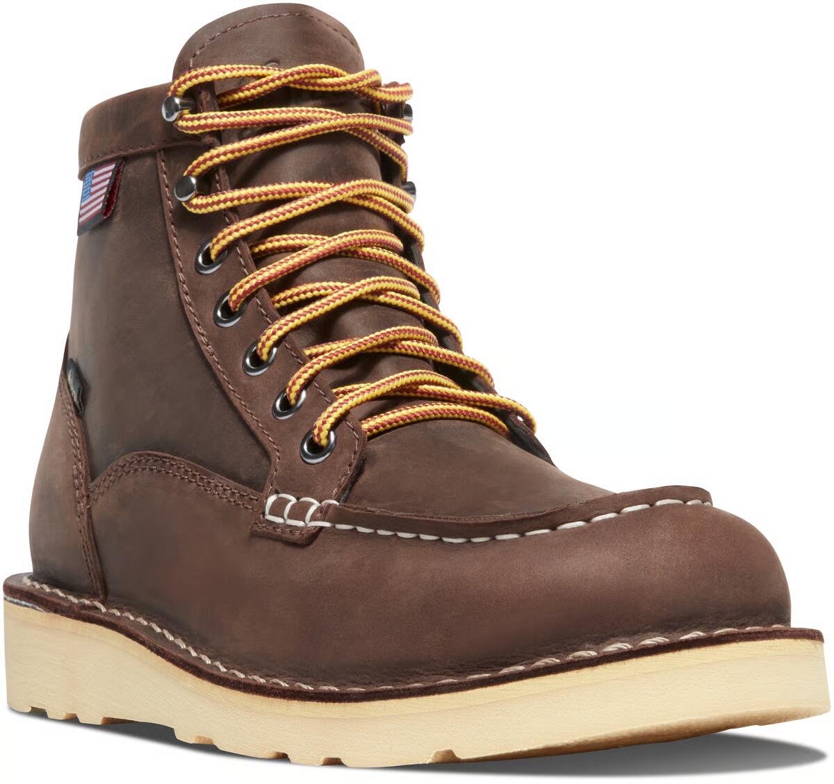 Women's Bull Run Moc Toe 6" Brown GTX