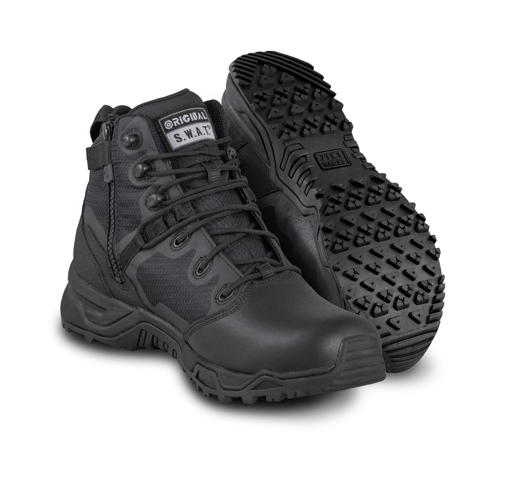 Original Swat Alpha Fury 6" Polishable Toe Sz Boots 176301