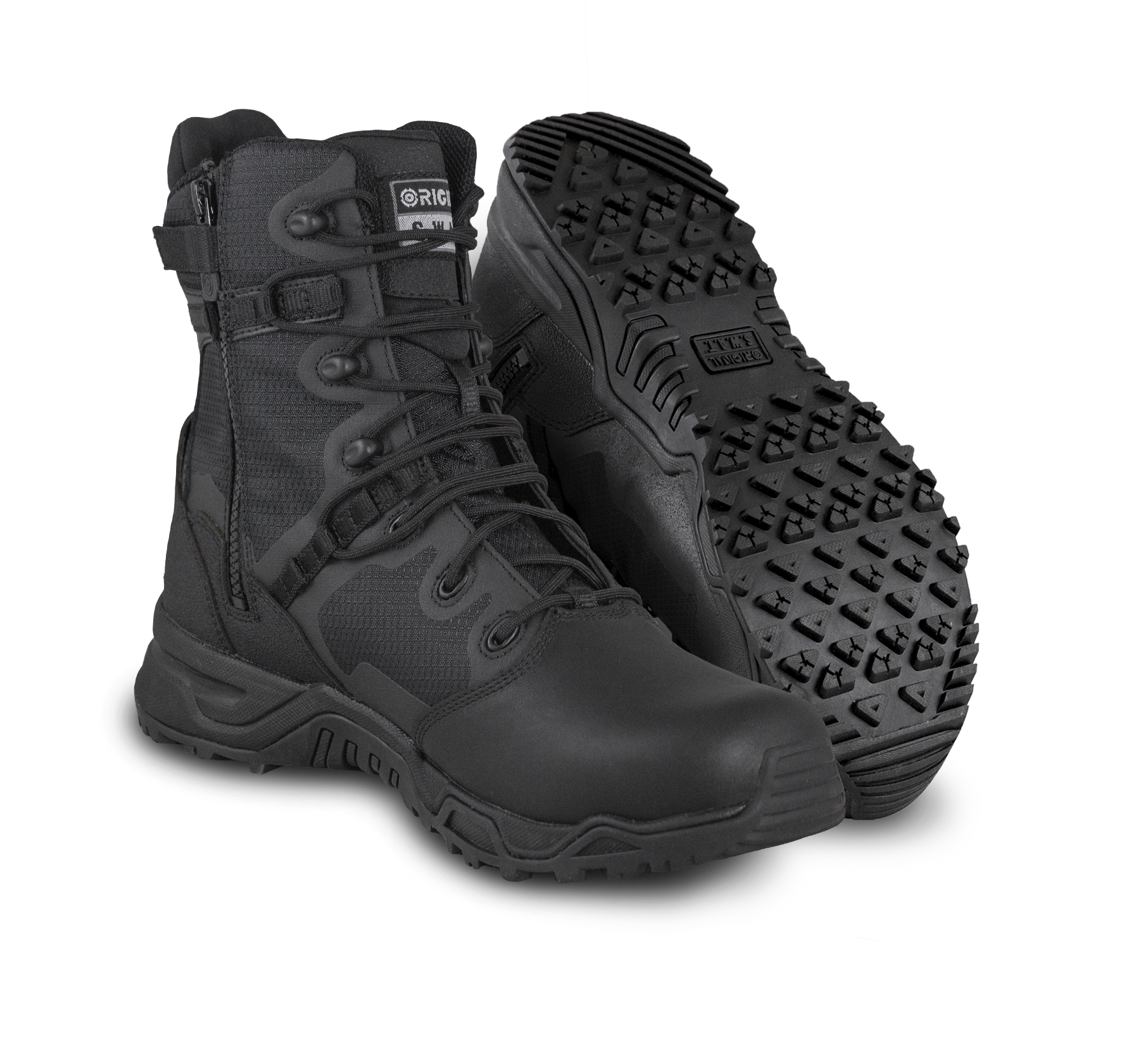 Original Swat Alpha Fury 8" Polishable Toe Sz Boots 176401