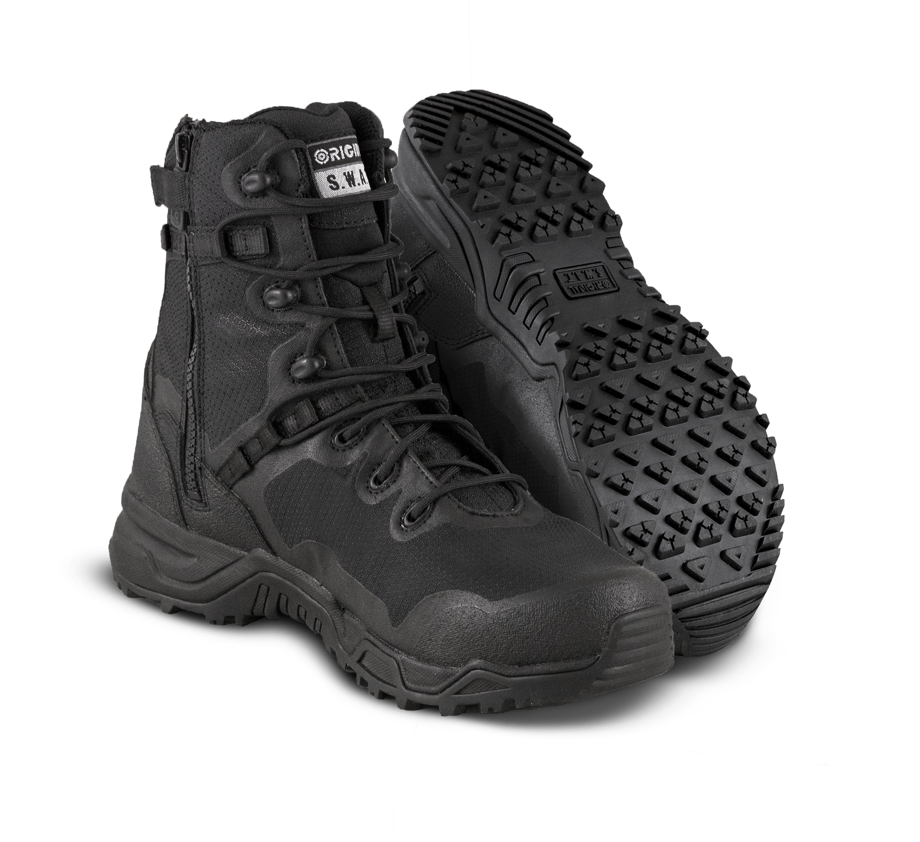 Original Swat Alpha Defender 8" Side Zip Safety Boots 178401