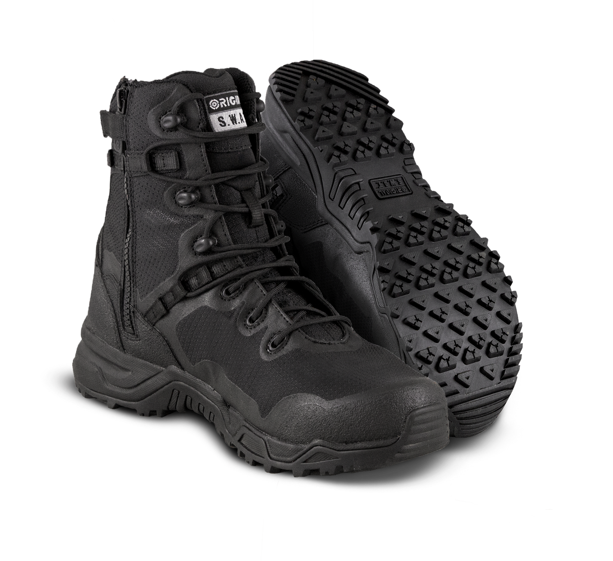 ORIGINAL SWAT ALPHA DEFENDER 8" SIDE ZIP SAFETY BOOTS 178401