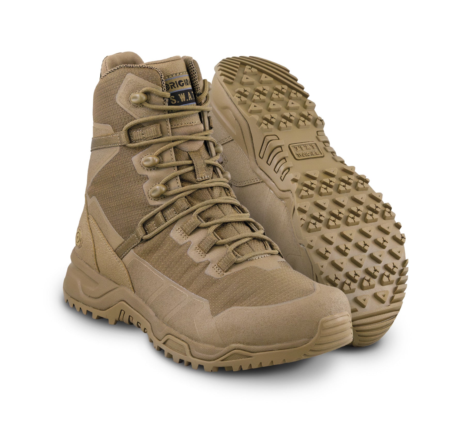 Original Swat Alpha Fury 2.0 8" Side-Zip Coyote Oots 187503