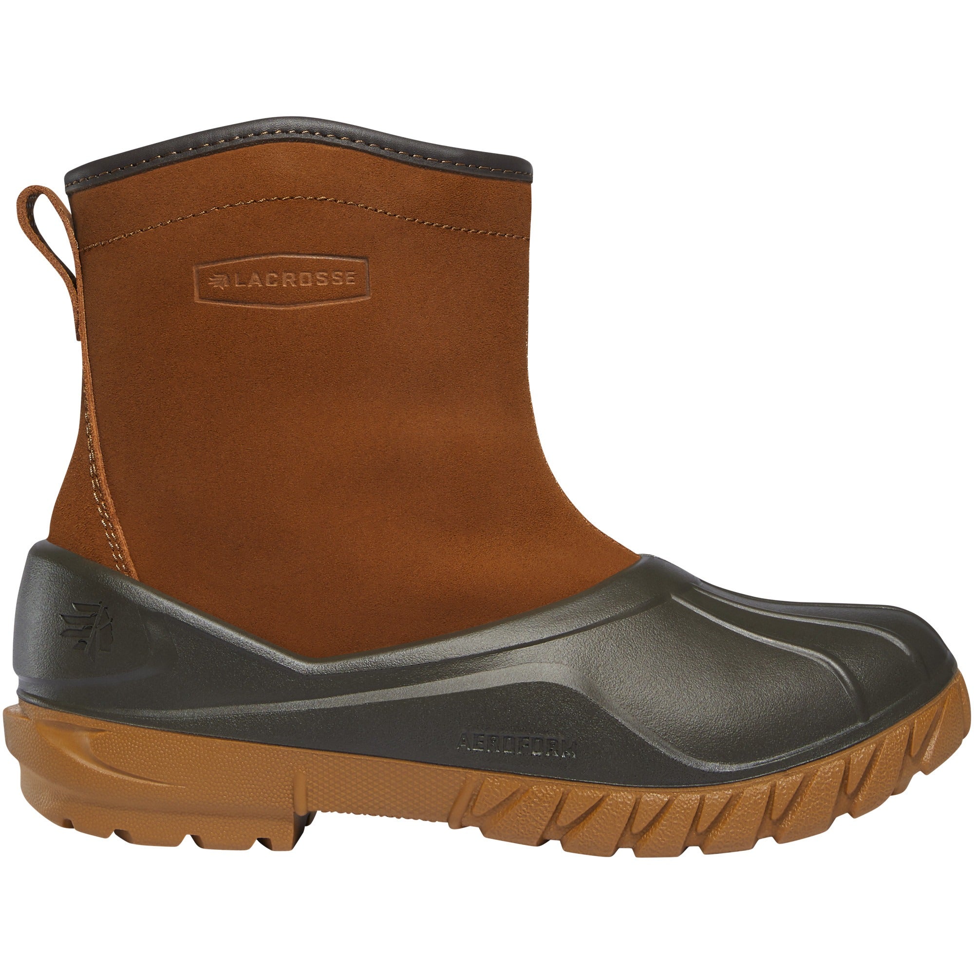 LaCrosse Aero Timber Top Shearling 8" Side-Zip Polyurethane Outdoor Boots 667211
