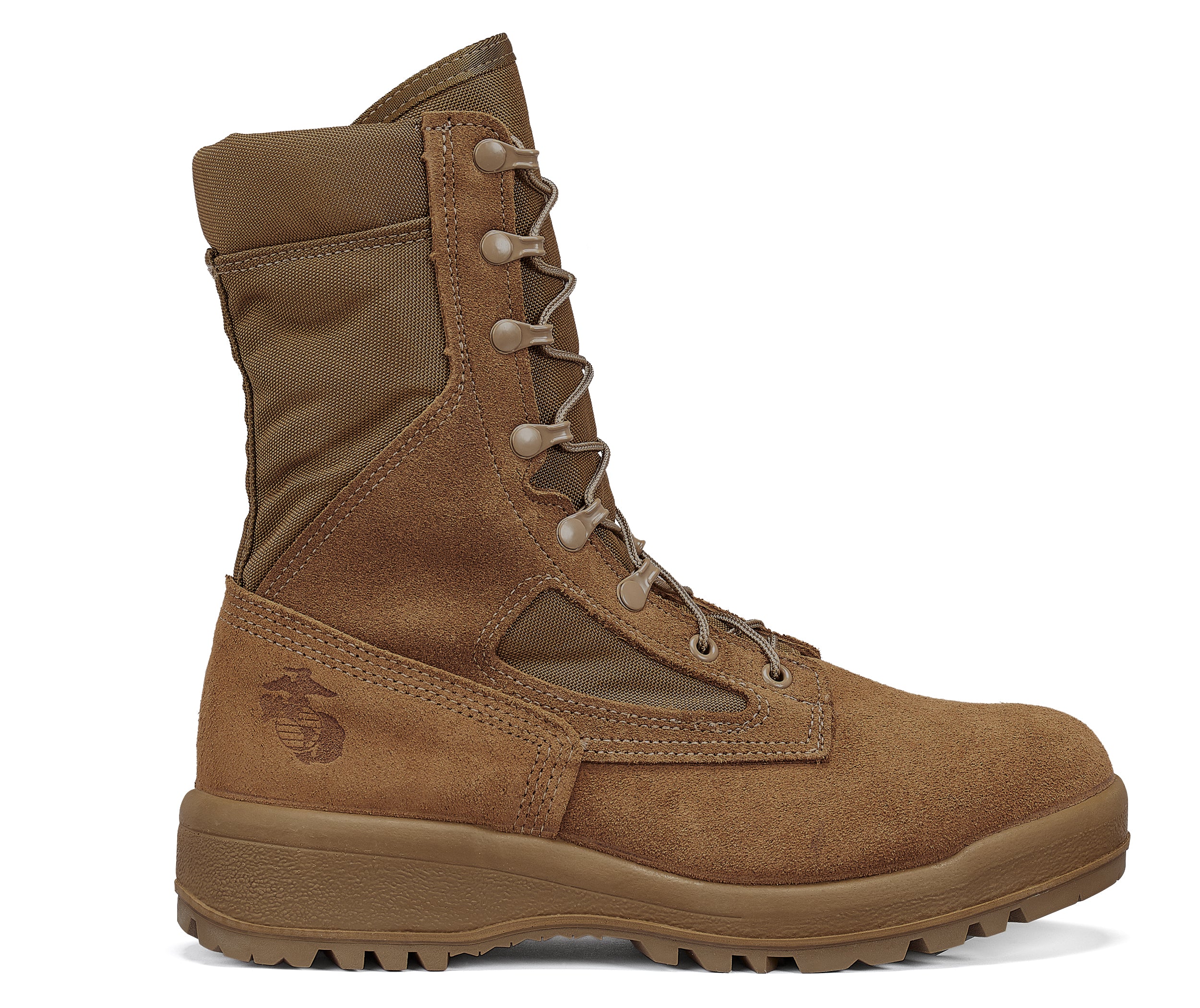 Belleville, Men's,8", 590, USMC Hot Weather Combat Boot, EGA, Coyote, Regular, 3, 590 030R