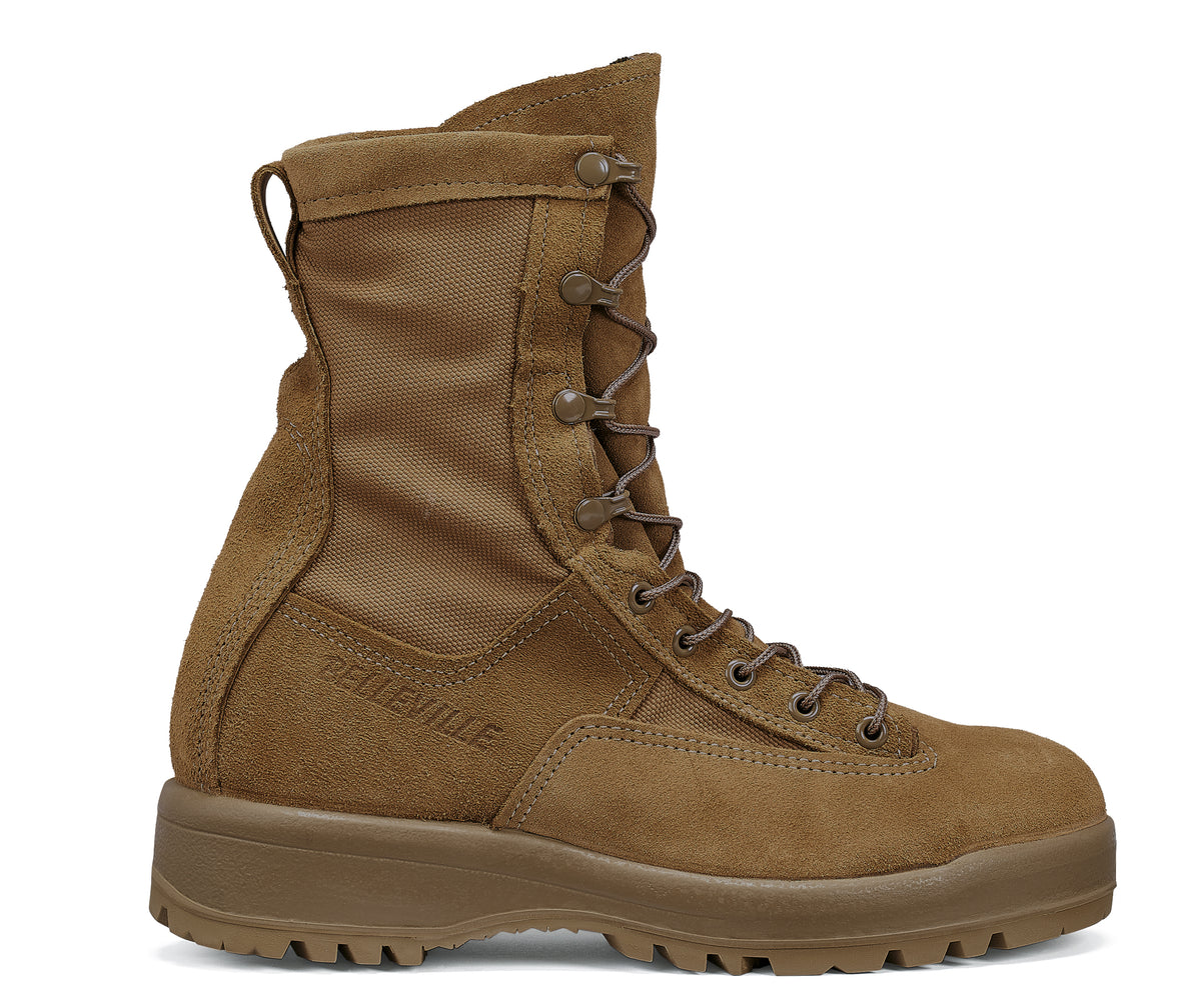 Belleville, Men's, 8", C790, Waterproof Flight & Combat Boot, Coyote, 3, Regular, C790 030R