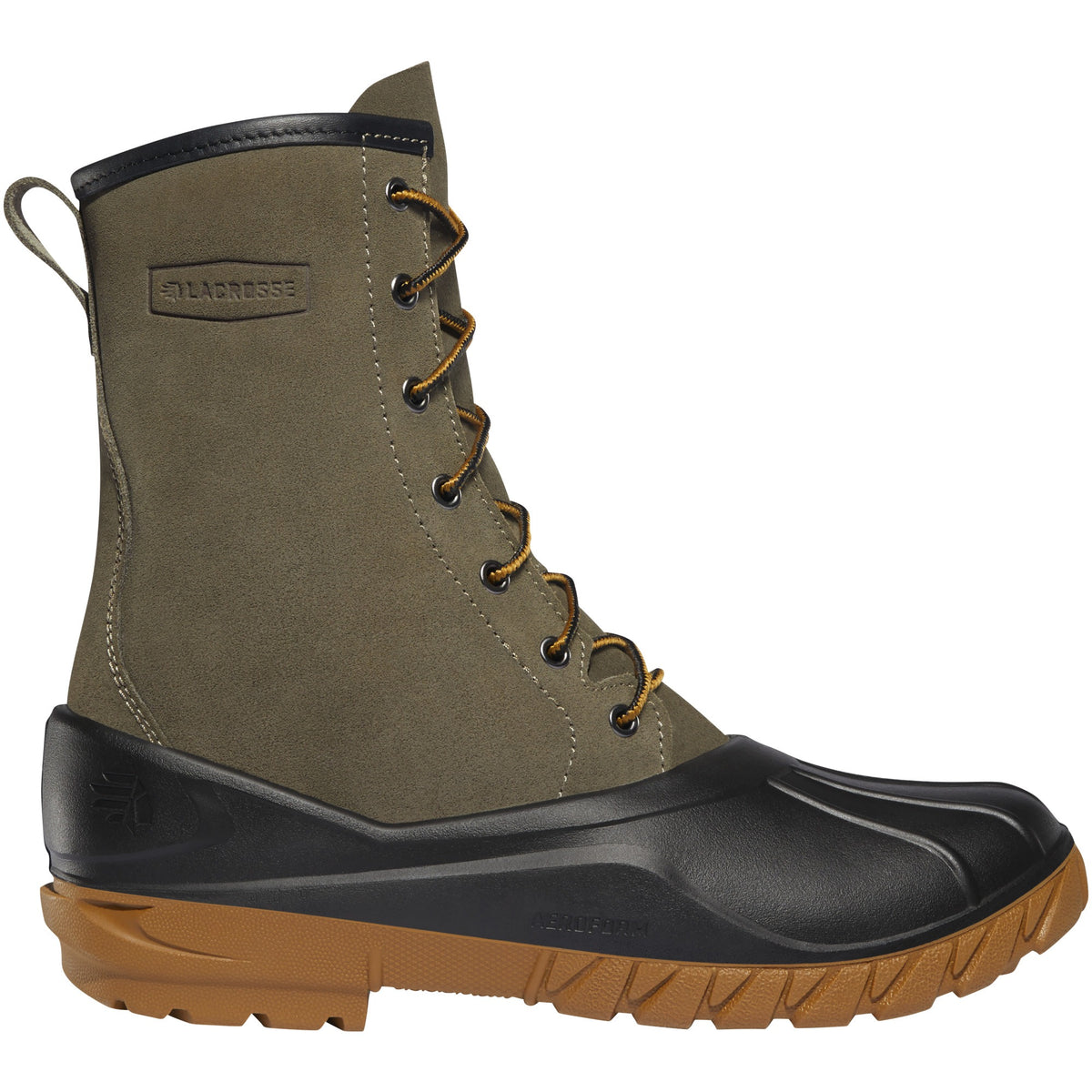 LACROSSE AERO TIMBER TOP 10" GRAY/BLACK POLYURETHANE OUTDOOR BOOTS 664504