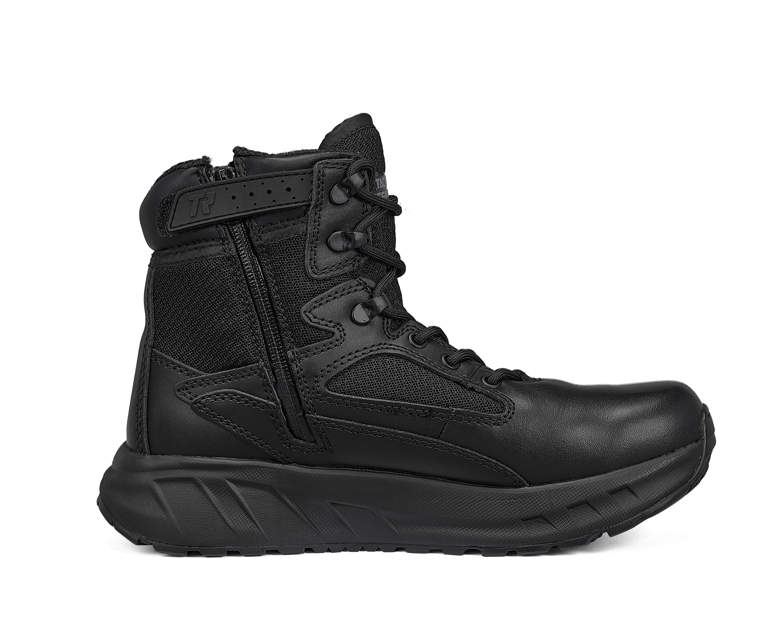 Belleville, Men's, 6" FATT MAXX™, MAXX6Z, Maximalist Side-Zip Tactical Boot, Black, 4, Regular, MAXX6Z 040R
