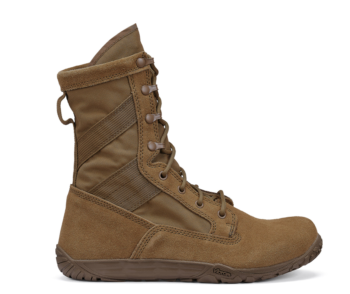 Belleville , Men's, 8", MINI-MiL®, TR105, Minimalist Boot, Coyote, 4, Regular, TR105 040R