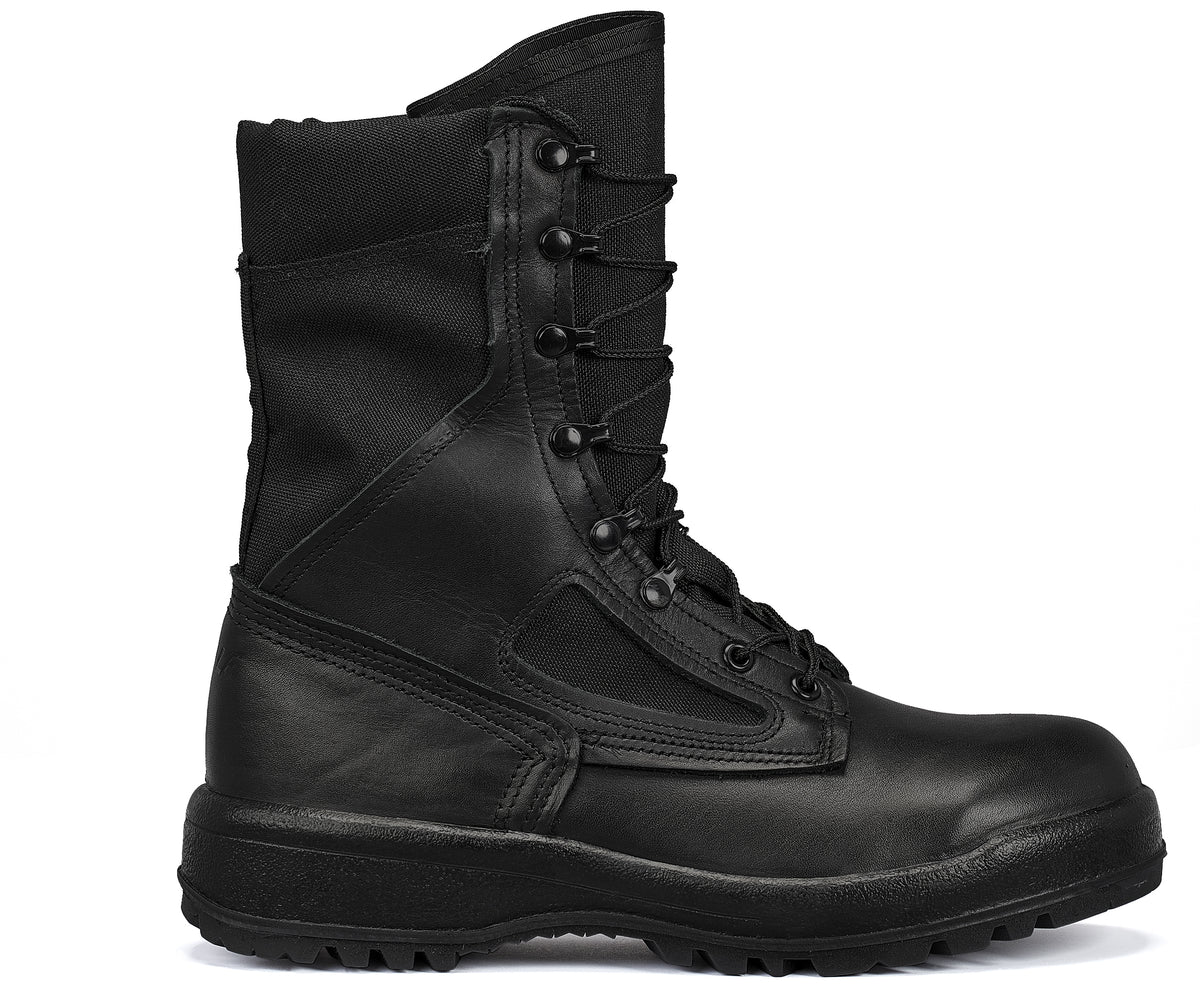 BELLEVILLE 300 TST TROP ST HOT WEATHER BLACK STEEL TOE BOOTS