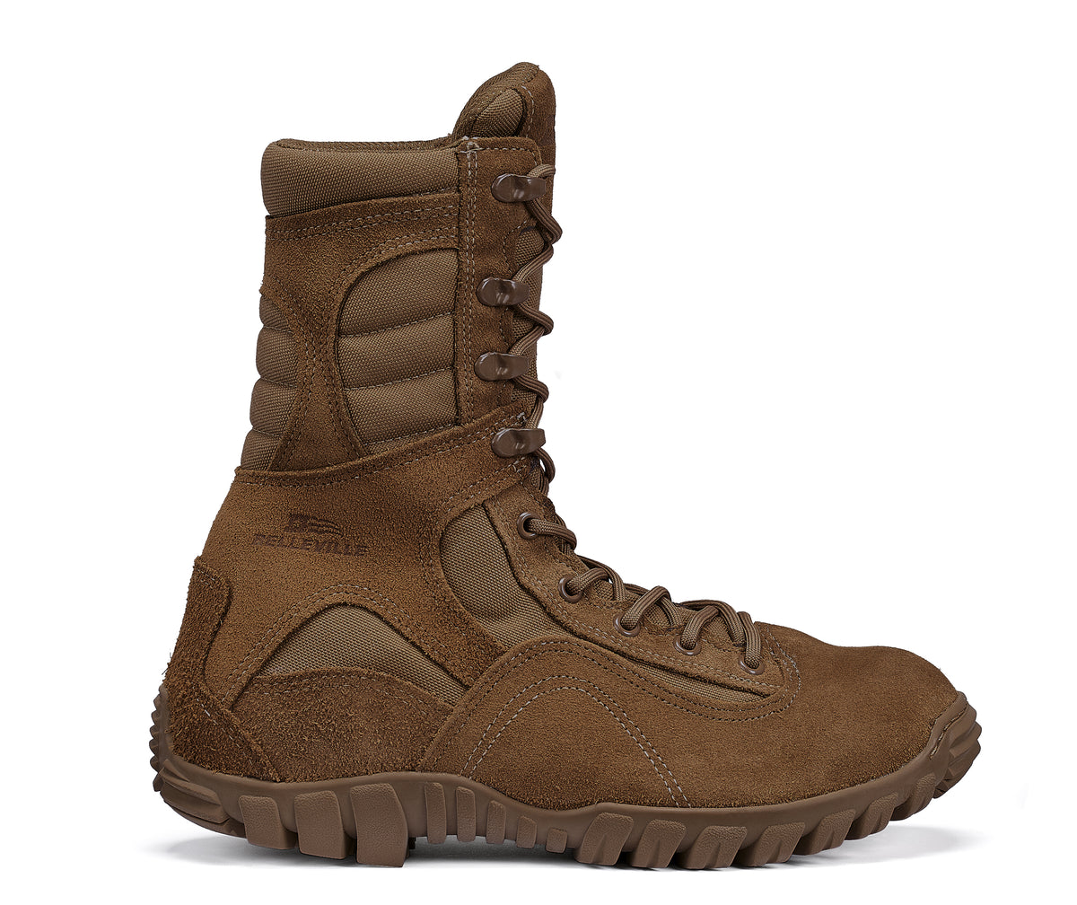 Belleville, Men's, 8", SABRE, 533, U.S. Navy Certified Hot Weather Hybrid Assault Boot, Coyote, 4, Regular, 533 040R