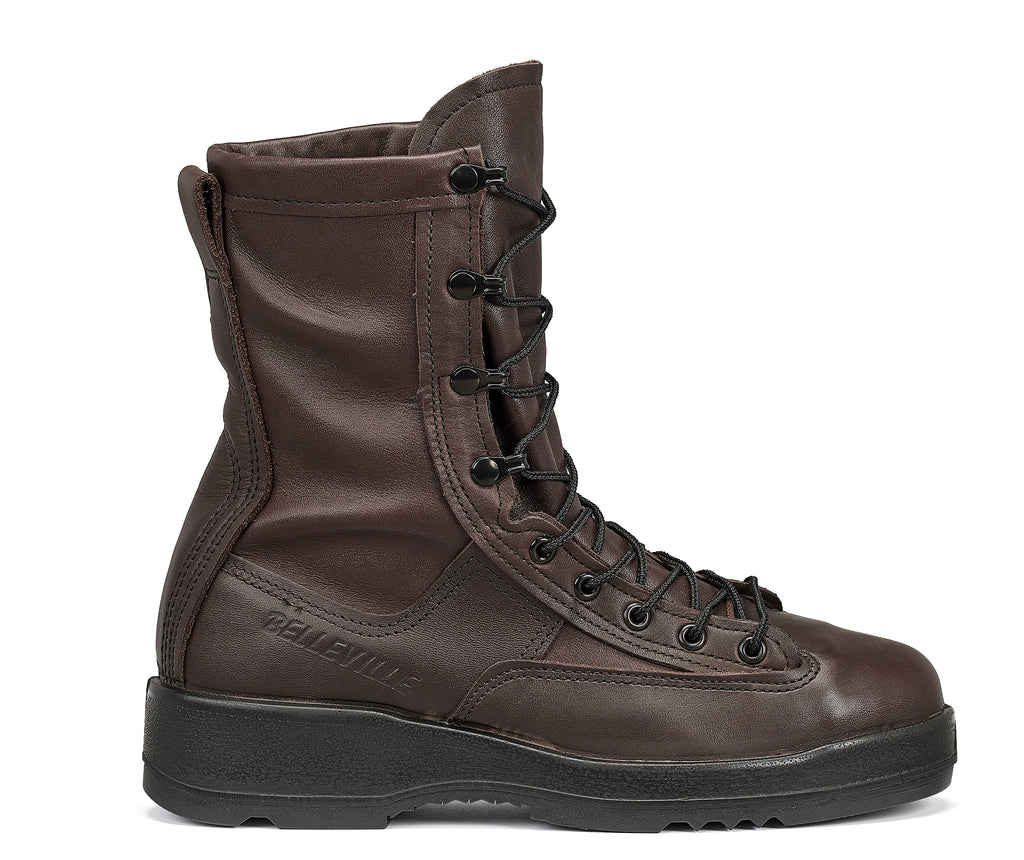 Belleville, Men's, 8", 330ST, Wet Weather Steel Safety Toe Flight Boot, Brown, 3, Regular, 330ST 030R