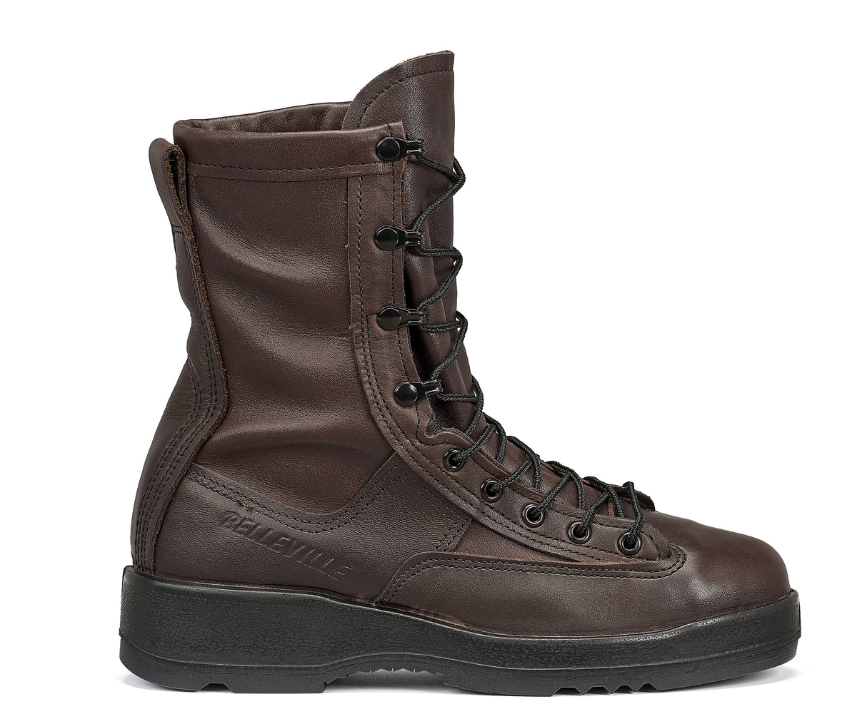 Belleville, Men's, 8", 330ST, Wet Weather Steel Safety Toe Flight Boot, Brown, 3, Regular, 330ST 030R
