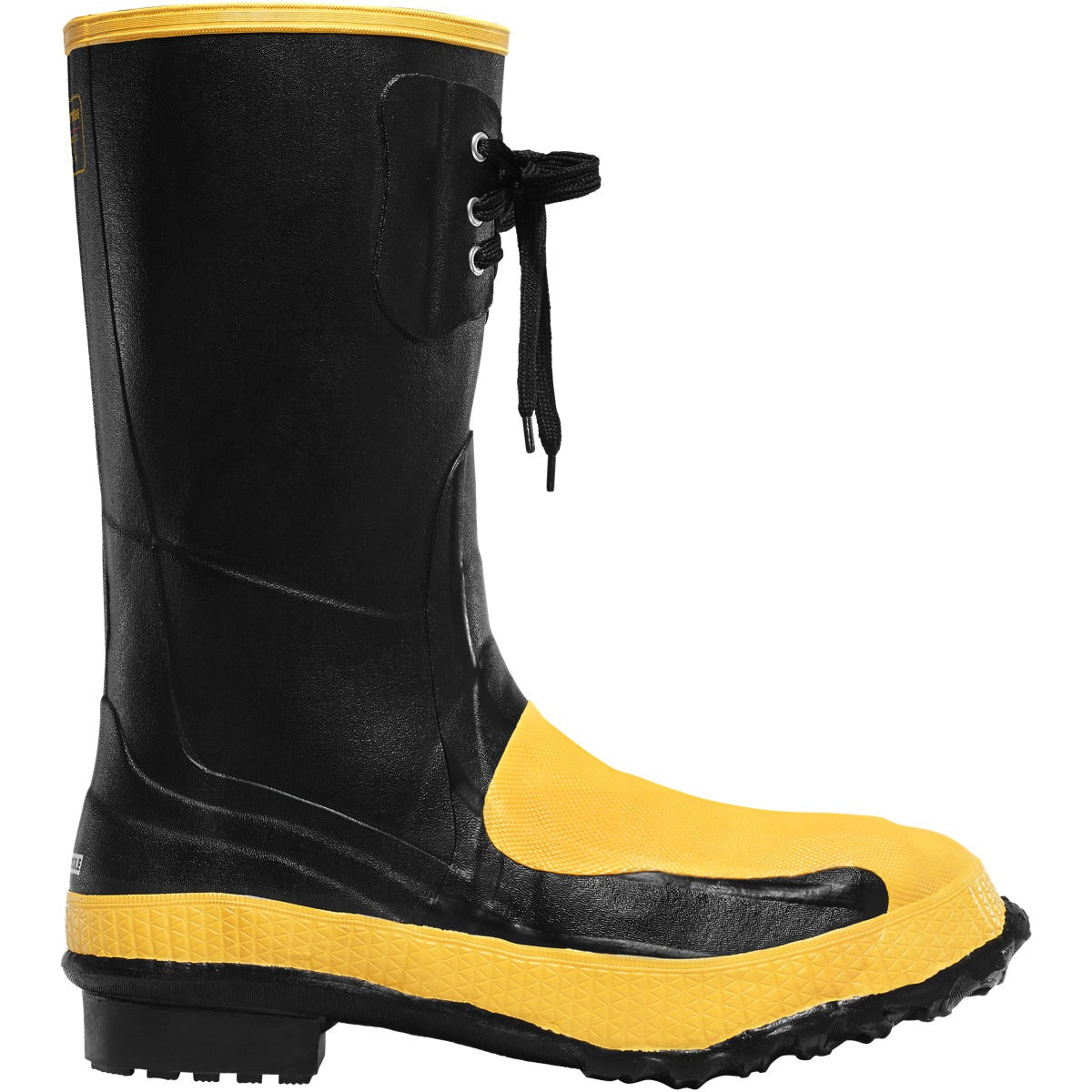 LACROSSE META PAC 12" BLACK METATARSAL GUARD RUBBER WORK BOOTS 00228040