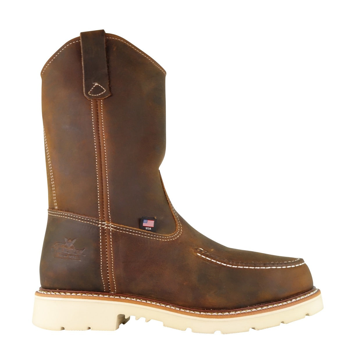 THOROGOOD AMERICAN HERITAGE 11″ SAFETY & MOC TOE WELLINGTON WORK BOOTS 804-3311