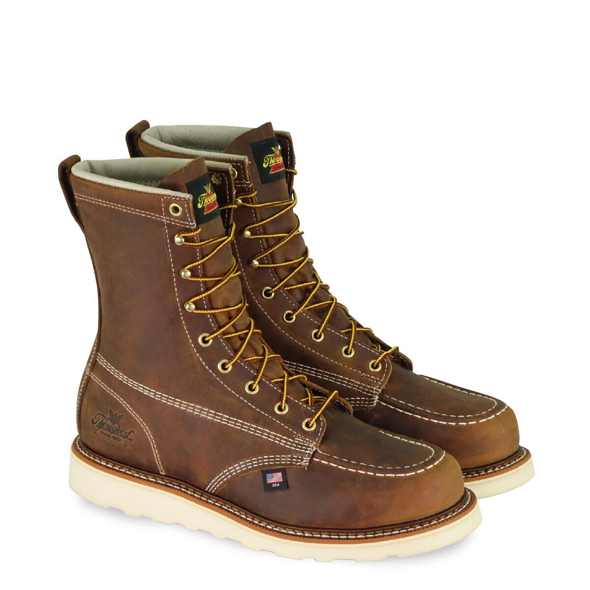 Thorogood American Heritage American Heritage – 8″ Trail Crazyhorse Moc Toe – MAXWEAR Wedge™ Soft Toe Work Boots 814-4178