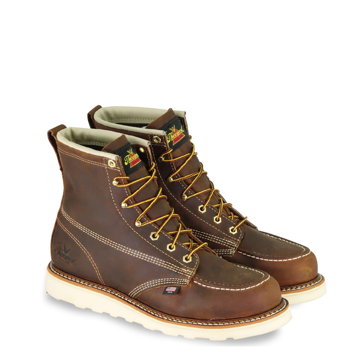 Thorogood American Heritage – 6″ Trail Crazy Horse Moc Toe – MAXWEAR Wedge™ Work Boots 814-4203