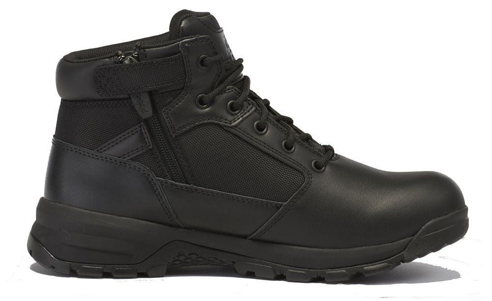 Belleville, Men's, 5", SPEAR POINT, BV915Z, Hot Weather Lightweight Side-Zip Tactical Boot, Black, 4, Regular, BV915Z 040R