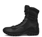 Belleville, Men's, 8", KHYBER, TR960Z, Hot Weather Lightweight Side-Zip Tactical Boot, Black, 4, Regular, TR960Z 040R