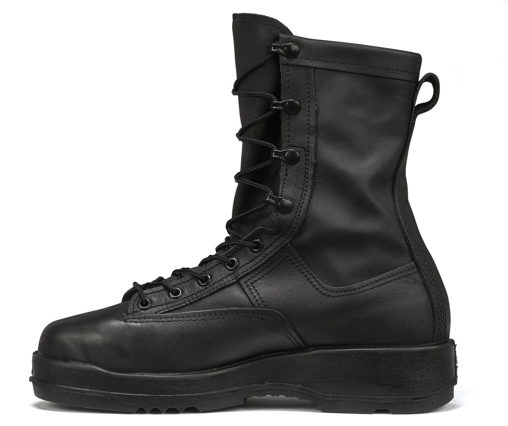 Belleville, Men's, 8", 800ST, Waterproof Steel Safety Toe Flight & Flight Deck Boot, Black, 3, Regular, 800ST 030R