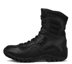 Belleville, Men's, 8", KHYBER, TR960ZWP, Waterproof Lightweight Side-Zip Tactical Boot, Black, 4, Regular, TR960ZWP 040R