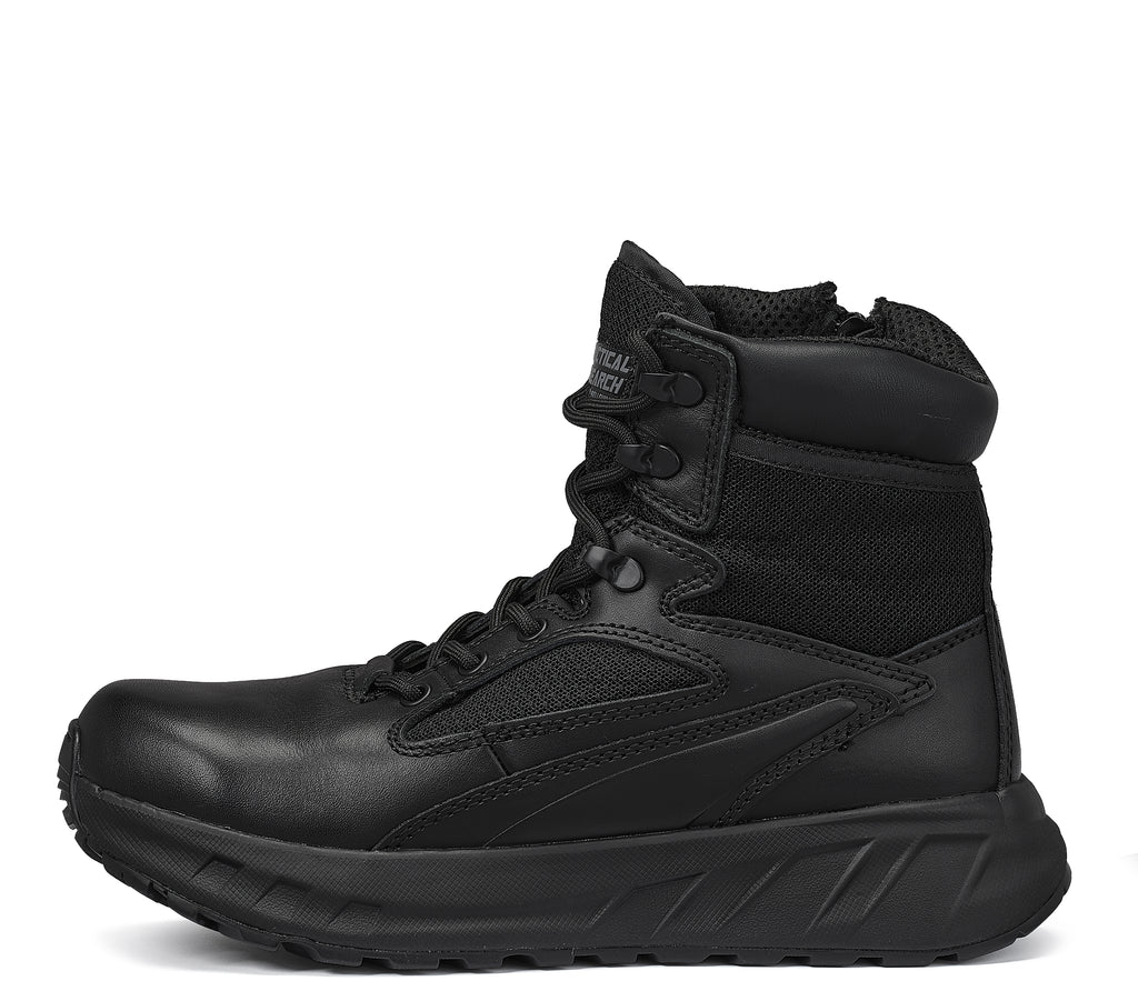 Belleville, Men's, 6" FATT MAXX™, MAXX6Z, Maximalist Side-Zip Tactical Boot, Black, 4, Regular, MAXX6Z 040R