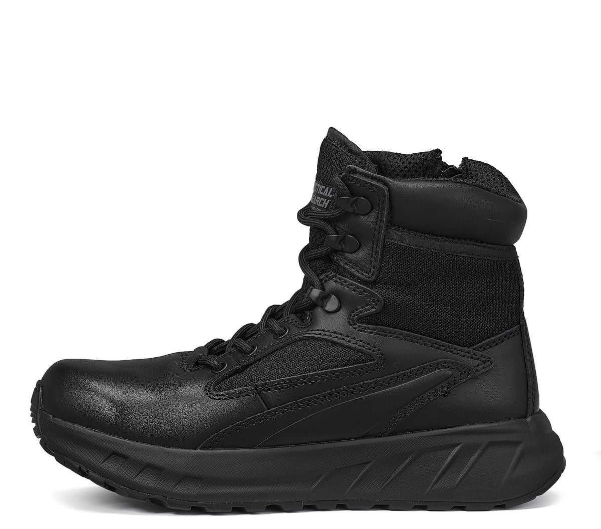 Belleville, Men's, 6" FATT MAXX™, MAXX6Z, Maximalist Side-Zip Tactical Boot, Black, 4, Regular, MAXX6Z 040R