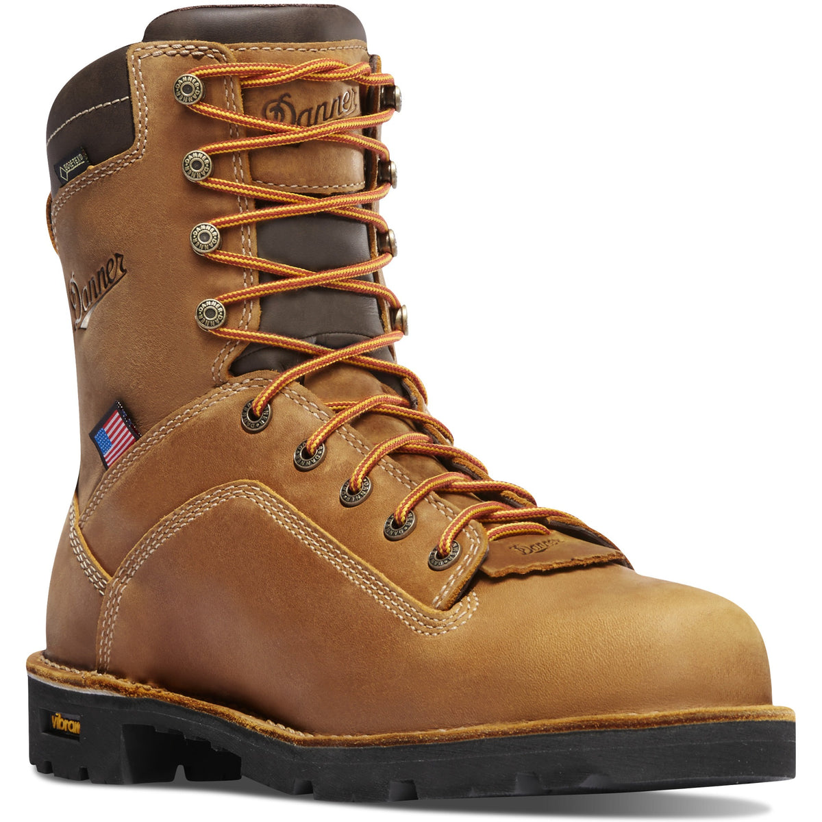 Men's Quarry USA 8" Distressed Brown 400G NMT