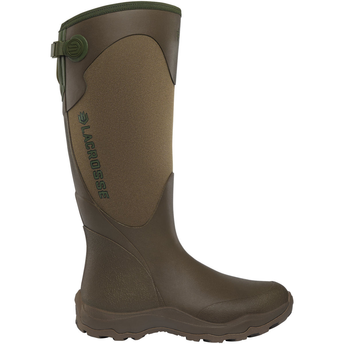 LACROSSE ALPHA AGILITY WOMEN'S 15" BROWN/GREEN HUNT BOOTS 302443