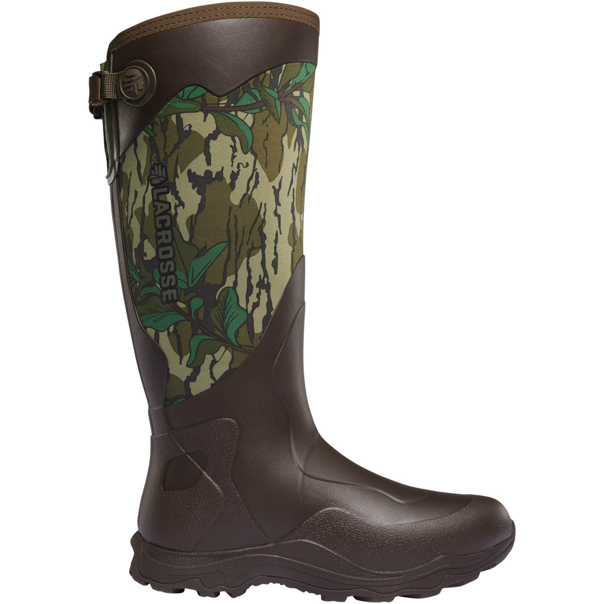 LACROSSE ALPHA AGILITY 17" MOSSY OAK GREEN LEAF HUNT BOOTS 339073