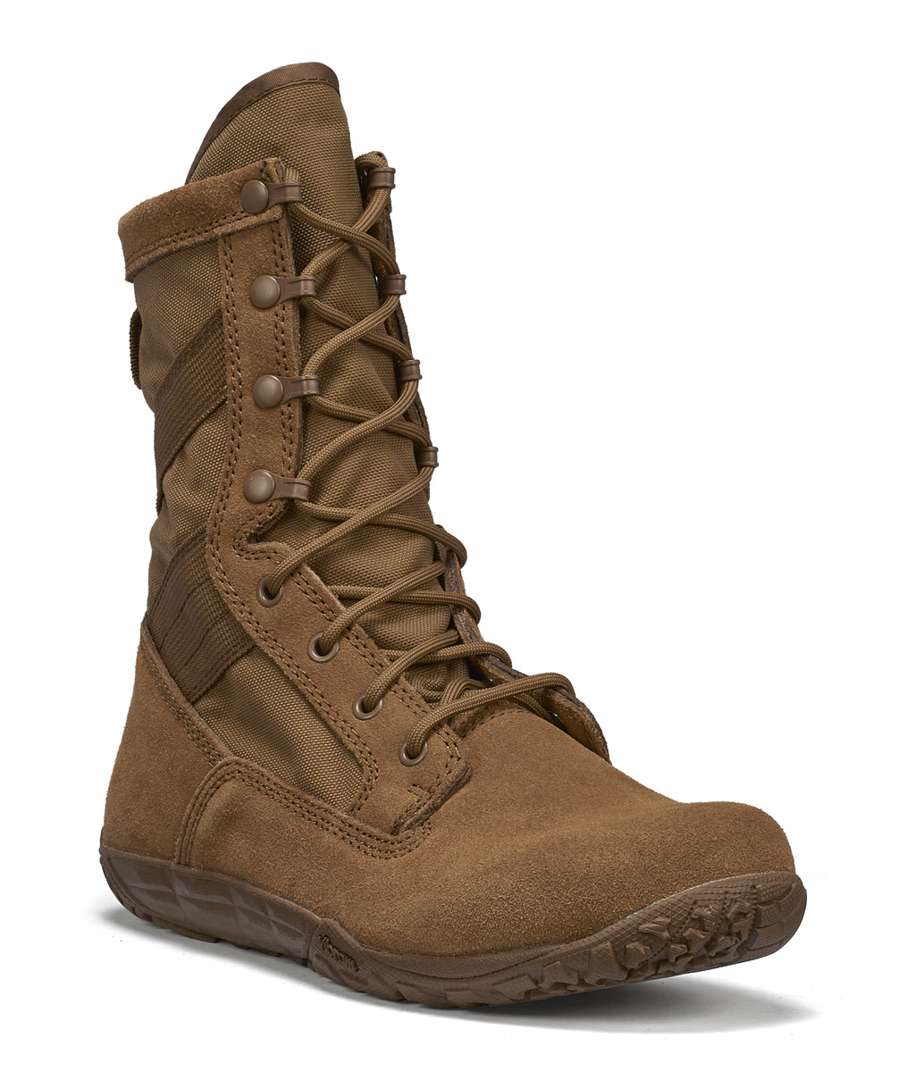 Belleville , Men's, 8", MINI-MiL®, TR105, Minimalist Boot, Coyote, 4, Regular, TR105 040R