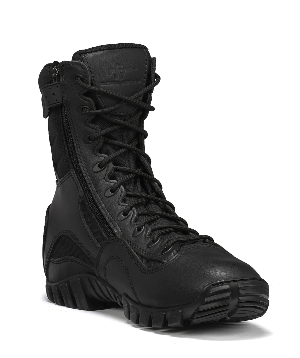 Belleville, Men's, 8", KHYBER, TR960Z, Hot Weather Lightweight Side-Zip Tactical Boot, Black, 4, Regular, TR960Z 040R