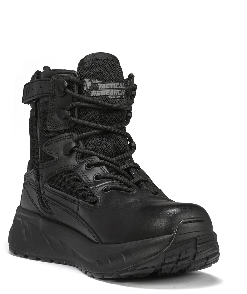 Belleville, Men's, 6" FATT MAXX™, MAXX6Z, Maximalist Side-Zip Tactical Boot, Black, 4, Regular, MAXX6Z 040R
