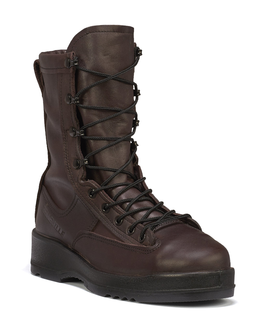 Belleville, Men's, 8", 330ST, Wet Weather Steel Safety Toe Flight Boot, Brown, 3, Regular, 330ST 030R