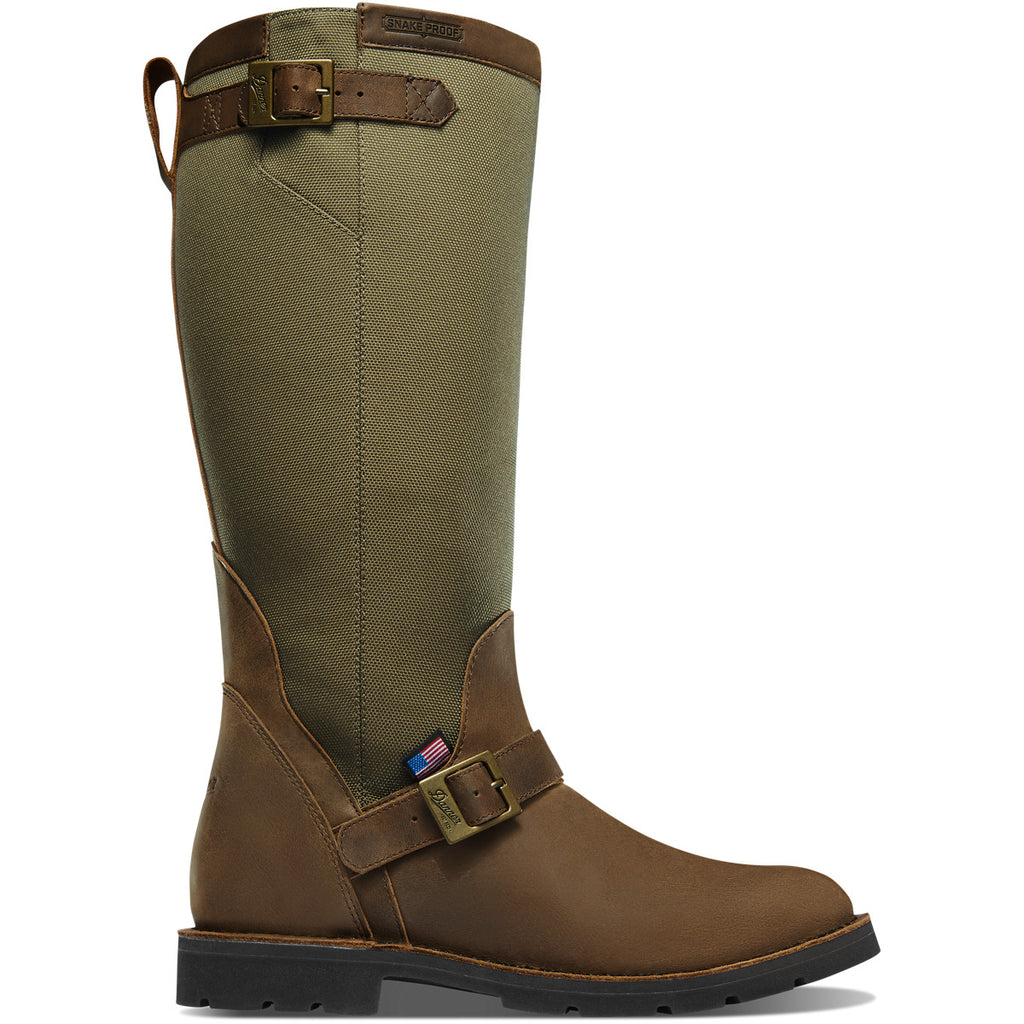 Men's San Angelo Snake Boot 17" Brown